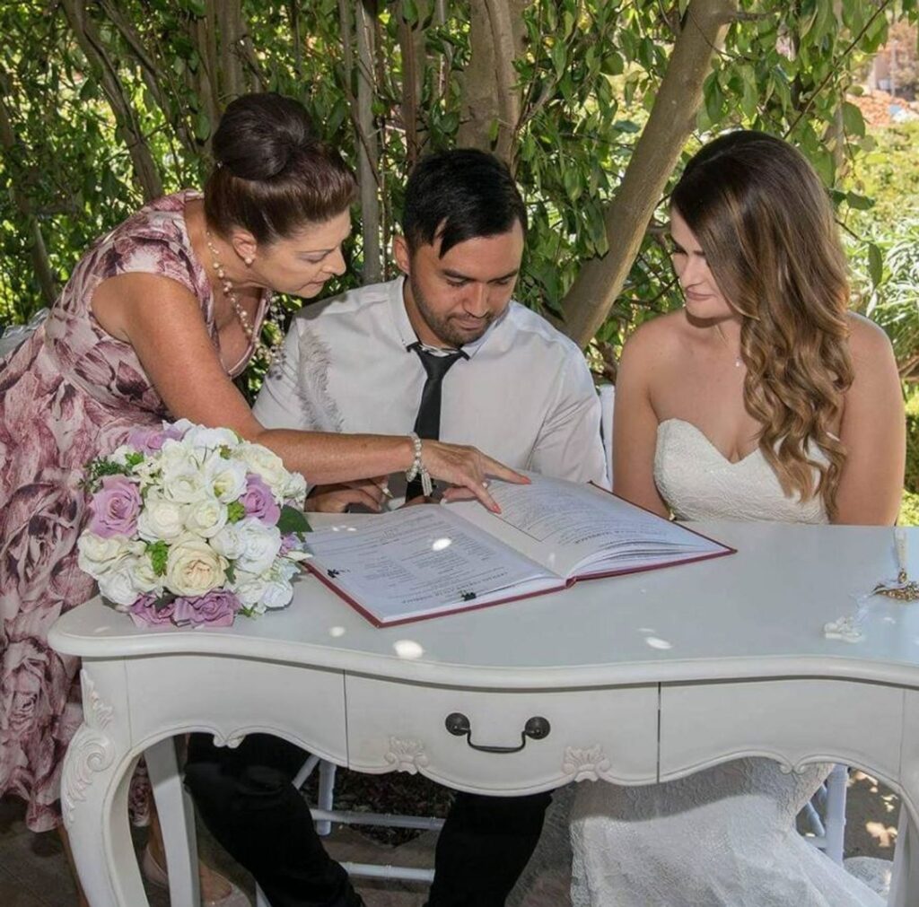 Wedding ceremony photo from Jane’s Exquisite Weddings