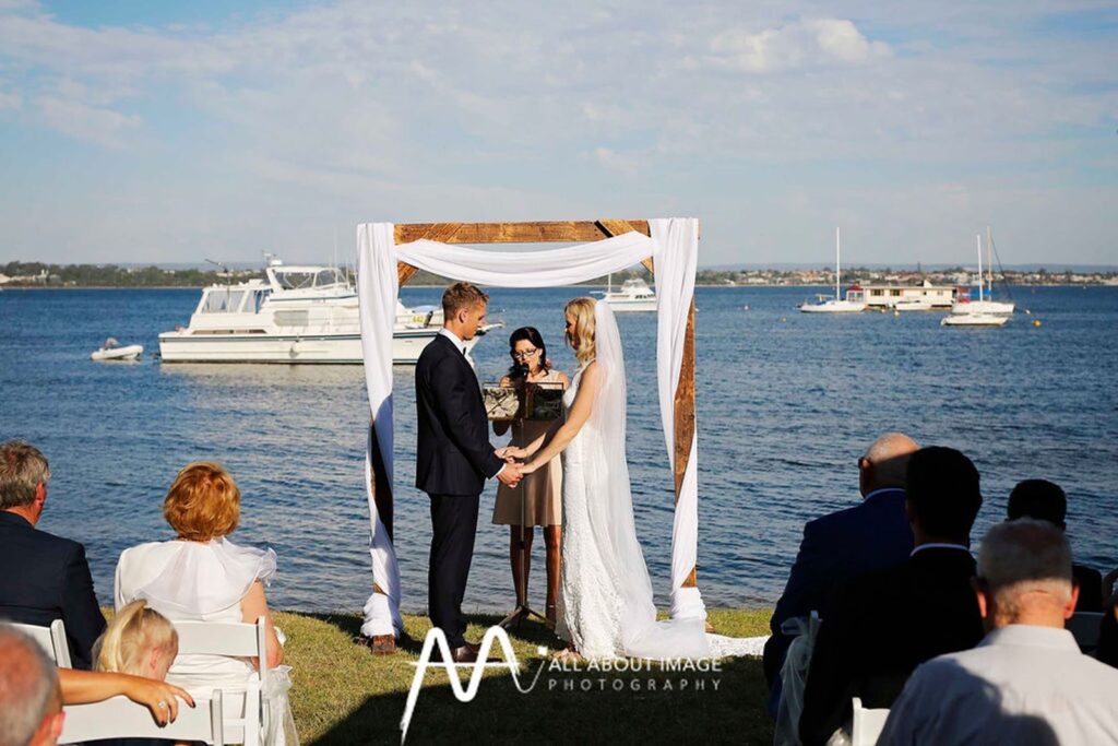 Wedding ceremony photo from Jane’s Exquisite Weddings